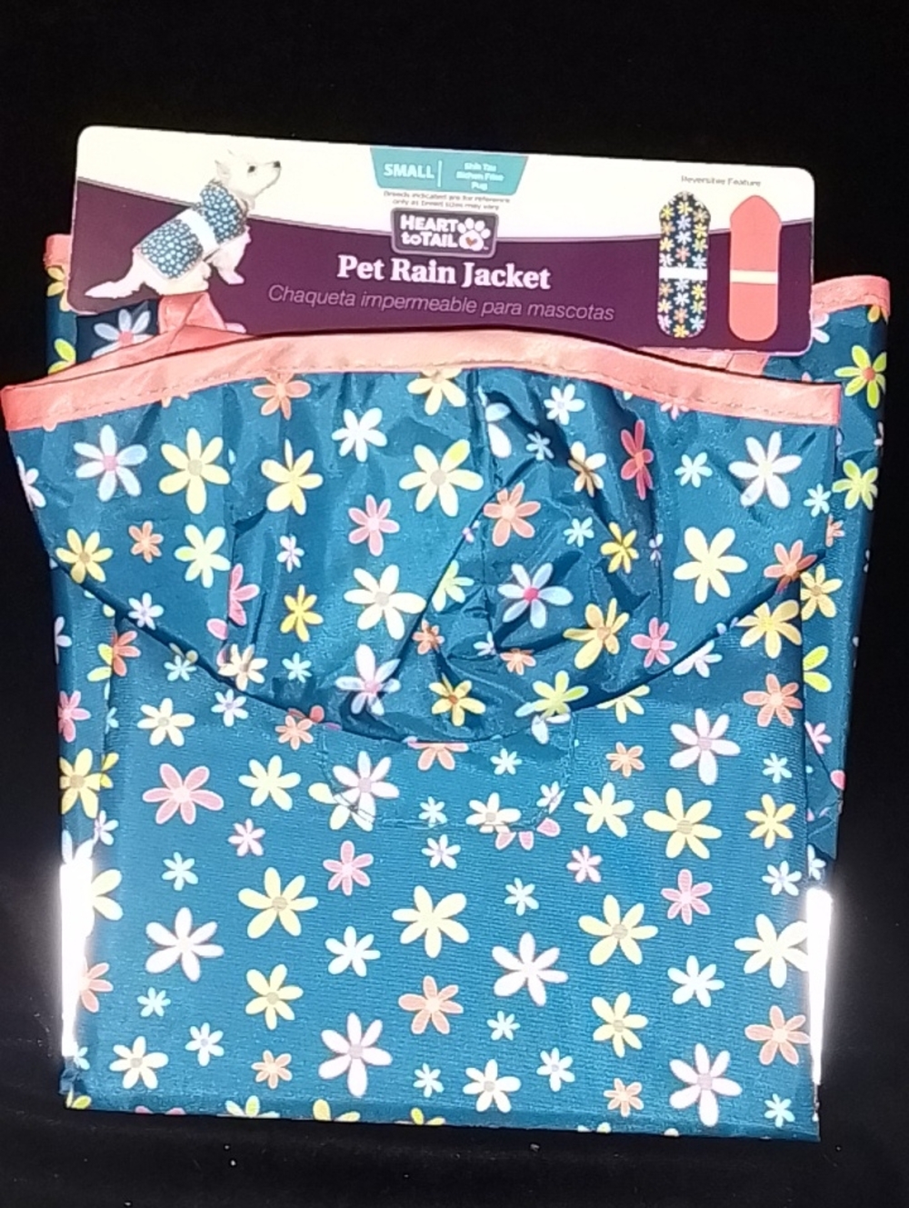 Dog Reversible Rain Jacket - Small - Picture 2 of 7